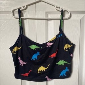 Shein Dino Crop Top